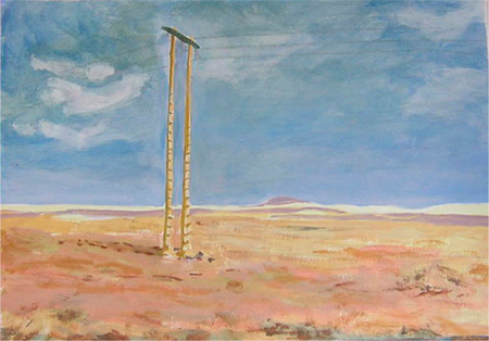 Desert 4 Acrílic sobre paper 60 x 40 cm