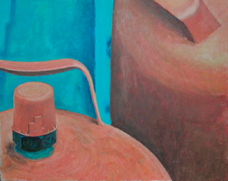 Gas taronja Acrílic sobre tela 81 x 65 cm