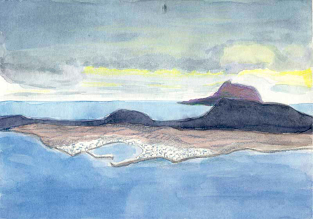 La Graciosa des de Lanzarote
Aquarel·la
20 x 29 cm