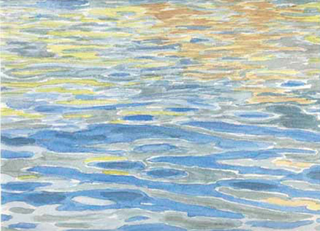 El mar Aquarel·la 35 x 24 cm