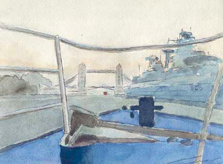 Londres
Aquarel·la 
25 x 18 cm