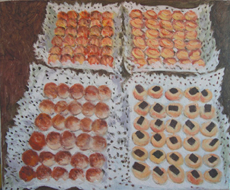 Panellets Oli sobre tela 38 x 46 cm