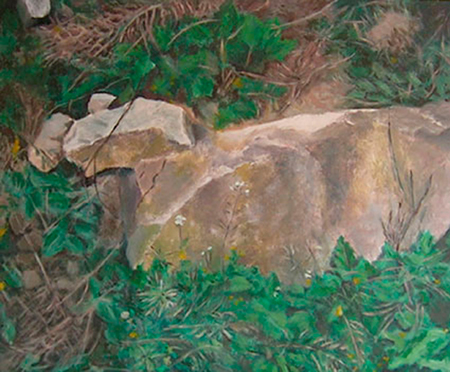 Pel camp-1 Acrílic sobre tela 73 x 60 cm