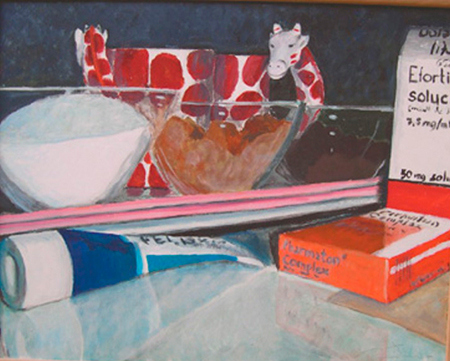 Sucre blanc, moreno i negre Acrílic sobre tela 92 x 72 cm