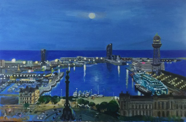 El Port Acrílic 92 x 60 cm.